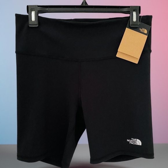 The North Face Women’s Elvin Bike Short TNF Black Size L/Long New With Tags - Picture 1 of 3